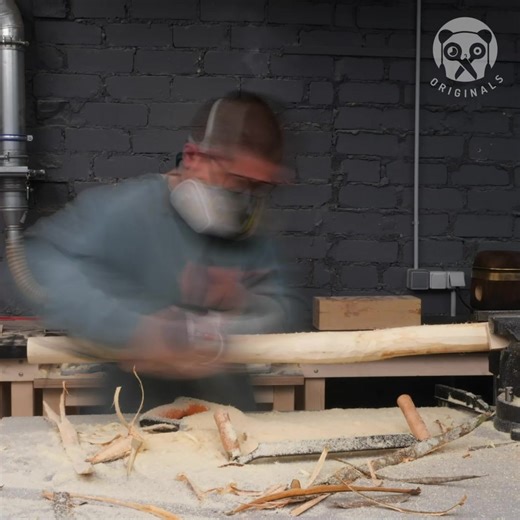 Making Giant Carving From Burnt Wood Thanks for watching! Please be aware that this video is for entertainment purposes only and techniques shown should not be attempted at home! | Gorgeous