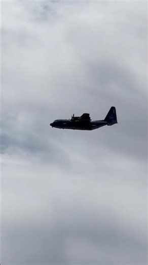 USAF C-130J Super Hercules flying over ‪@PimaAirSpaceMuseum‬ #militaryaviation #airforce #america #usa