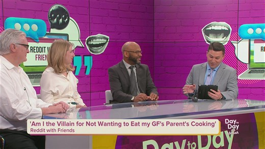 Reddit w/ friends: 'Grossed out by GF's parents' cooking' | March 26, 2026 | Day to day with Mariah
