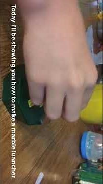 How to make a marble launcher