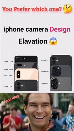 iPhone Camera Design Evolution 😱 Which One Do You Prefer? 🤔
