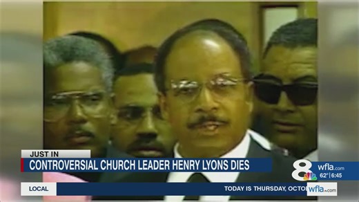 Controversial church leader, Dr. Henry J. Lyons dies at 83