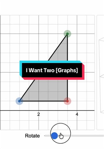 "No, I want two [in a Desmos notebook]." #desmos #desmosnotebook #rota... | graphing calculator