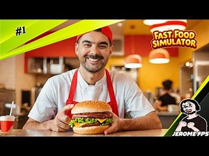 [FR] [E1] Fast Food Simulator: J'ouvre mon FAST-FOOD cet impressionnant.