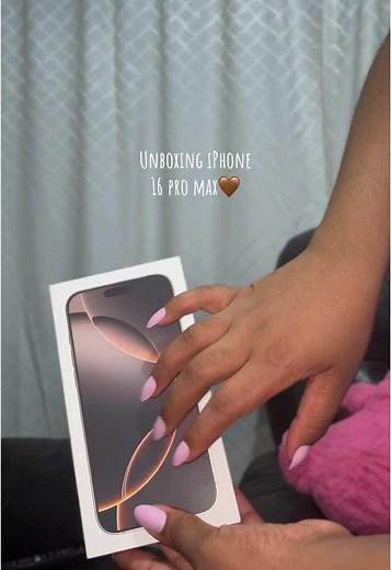 Unboxing the iPhone 16 pro max 🤎✨ In desert titanium #CapCut #iphoneunboxing #iphone16promax #fypシ゚viral🖤tiktok #deserttitanium