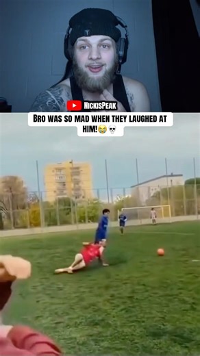Bro Was SO Mad When They Laughed at Him!! 😂 #soccer #funny #shorts