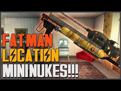 Fallout 4: How to find Fat Man (Weapon Location with Gameplay of MINI NUKES)