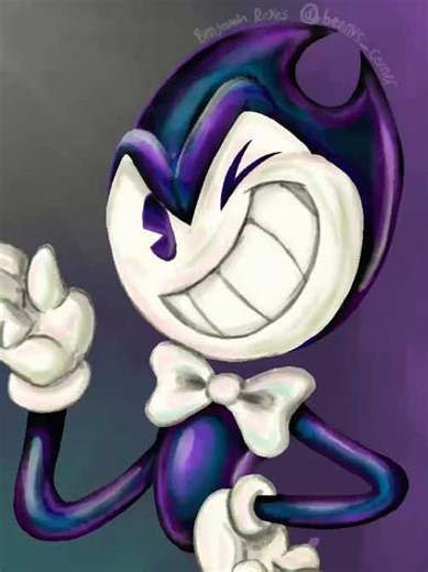 I didn’t need to render this artwork, but I decided to anyway, and it seems like you guys really liked it, so have it again! ##digitalart##fanart##bendy##multifandom##stylizedart