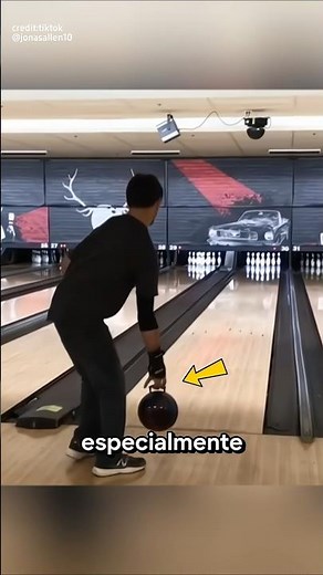 Why does this bowling ball have a handle? 😲