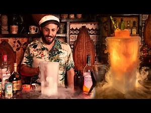 Dry Ice cocktail [How to make a Bali Bali from the 1950s]