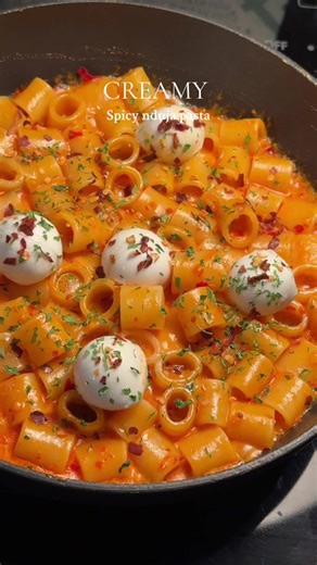 Spicy Nduja Pasta Recipe - Easy Creamy Dish