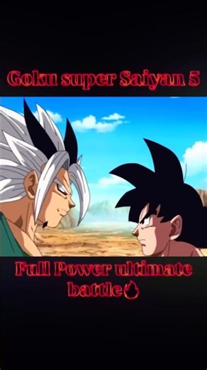 Goku super Saiyan 5 ultimate fighter🔥🔥#animefan #goku