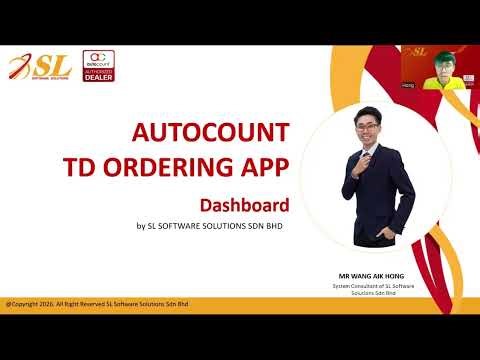 老板必看！AutoCount TD Ordering App Dashboard 数据大盘解析