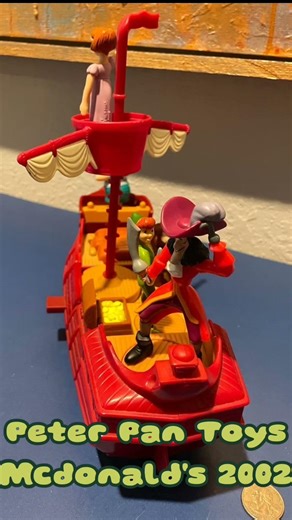 juguetes antiguos y preciosos del mcdonald's de peter pan 2002 #juguetes #toys #mcdonalds #peterpan
