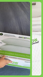 Unbox comfort you can actually customize. ✨ The GhostPillow – Shredded arrives compressed and fluffs up in seconds. Just unzip, adjust the fill, and design your perfect pillow. Cool, breathable, and oh-so-plush—this is sleep, your way.  Try it now: https://www.ghostbed.com #Unboxing #SleepBetter #CozyVibes #HomeComfort #PillowGoals #SelfCare #LifeUpgrade #WellnessRoutine #GhostBed | GhostBed | Facebook