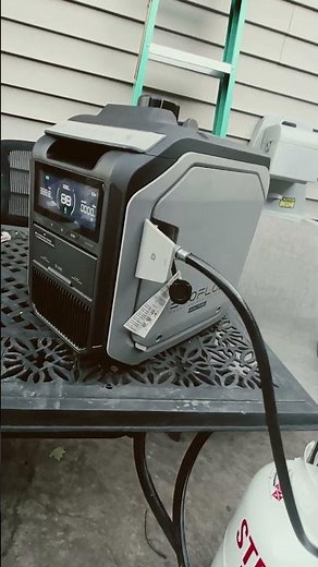 Ecoflow Smart Generator 3000 on Strickland Propane first start