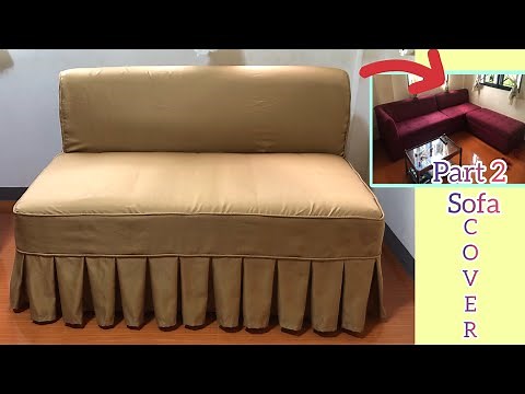 Sofa Cover | Learn How To Make A Sofa Cover | Part 2 | Full Tutorial For Beginners