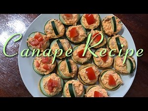 Quick and easy food ideas for cocktail party | Canape recipe for appetizer