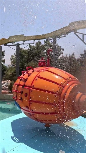 Splashing Down Rain-Style Slides at Duja Hotel Water Park, Turkey