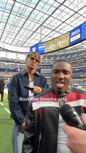 SOULIDIFIED 🎙️ on Instagram: "Just added a stadium to our resume, This time National Anthem, next time “What’s your name”"