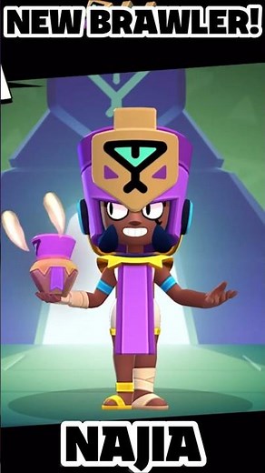 Gameplay of New Mythic Brawler Najia in Brawl Stars! #sneakpeek