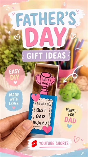 Papa ka pyar 😍 DIY Father's day Gift 🎁 Match box craft ideas #personalizedgifts #giftsformom #gifts