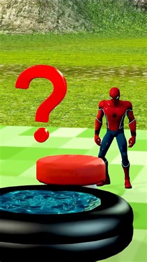 Spider-Man Hulk Game Challenge GONE WRONG #spiderman #hulk #game #marvel #animation #funny #viral