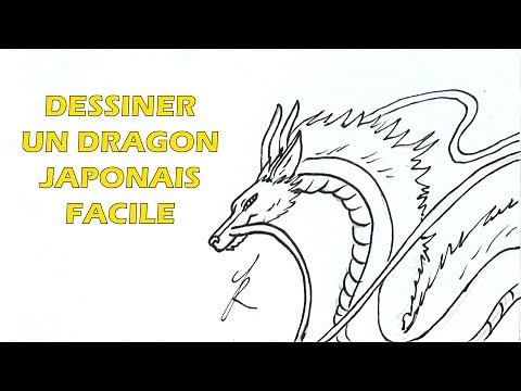 Dessin dragon japonais facile, comment dessiner un dragon Japonais