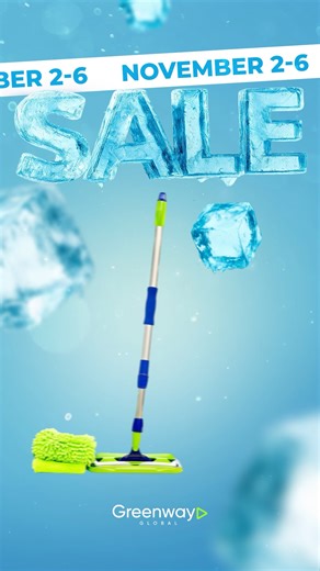 Sale! Up to 20% off safe cleaning products ✨ Keeping your home perfectly clean is easy when you have Green Fiber products on hand. Enjoy 20% off mops from November 2 to November 6 (until 2:59 p.m. CST). Happy deal hunting! | Greenway Global USA