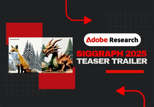 A first look at Adobe Research’s SIGGRAPH 2025 papers