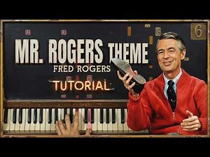 MR. ROGERS THEME (Won't You Be My Neighbor) by Fred Rogers | Piano Tutorial (Part 1) Slow, Detailed