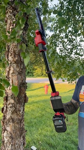 This thing is genius! Great for pruning my trees. @skilpowertools #diy #pruning #garden | Tools in Action