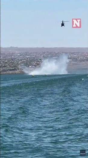 Speedboat Goes Airborne During Attempt to Reach High Speeds In Arizona