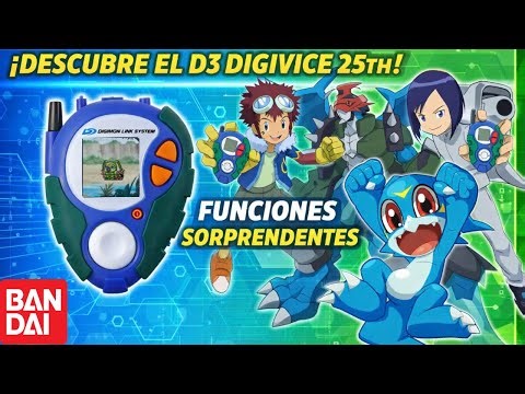 I tried the Digivice D3 25th Anniversary Edition. How does it work?