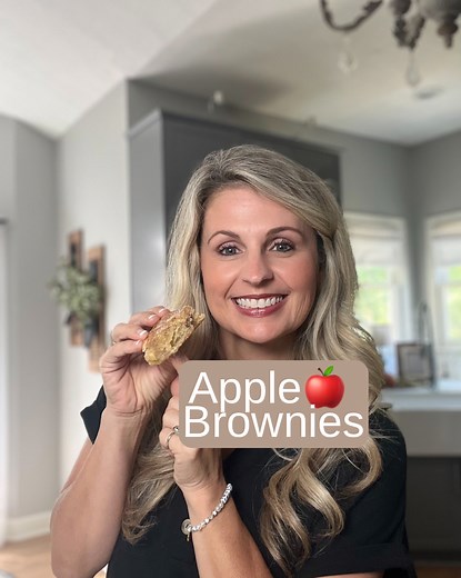 8K views · 110 reactions | Who else is ready for cozy fall baking?  These Apple Brownies are soft, buttery, and packed with fresh apples and toasted pecans. The perfect treat for apple season—your kitchen will smell amazing while they bake! Full recipe is in the first pinned comment! #appleseason #fallbaking #FallDesserts #applebrownies #easyrecipe #applerecipes | A Charming Abode | Facebook