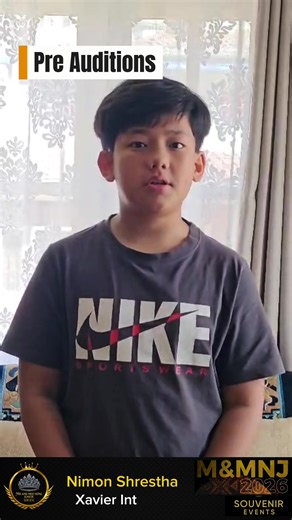 The journey begins before the stage. Meet Nimon Shrestha Pre-Audition Contestant | Mr. & Miss Nepal Junior 2026
