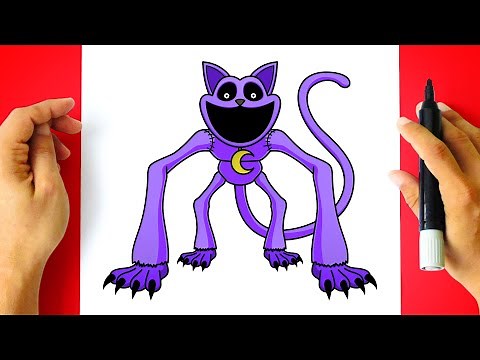 How to DRAW CATNAP step by step - Poppy Playtime Chapter 3 - [ Drawing Tutorial ]