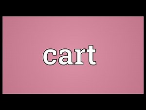 Cart Meaning