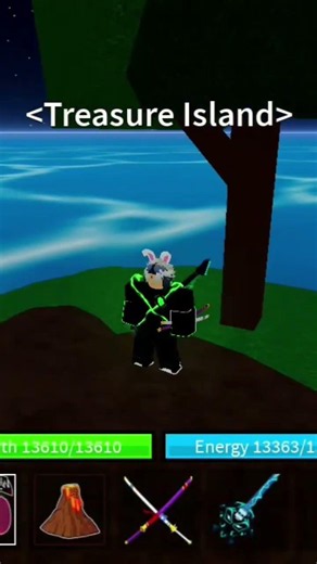 I found treasure island in blox fruit