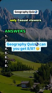 6.4K views · 2.3K reactions | Not just for fun — these quizzes come with rewards. 欄 Survey link in bio. $ #geographyquiz #quizinstagram #trivia | Daily.quiz404 | Facebook