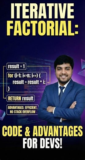 Iterative Factorial: Code & Advantages for Devs!
