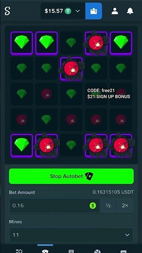 Stake mines turn $20 into $401 with this strategy!