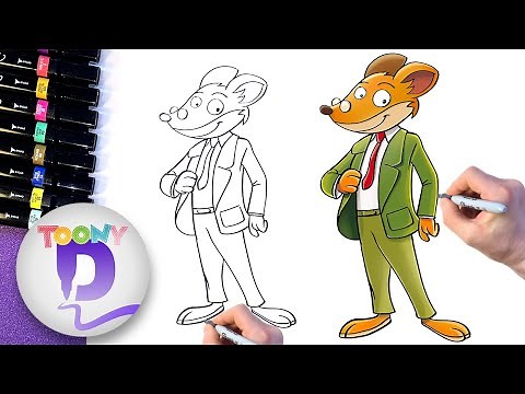 How to Draw Geronimo Stilton