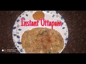 Instant Uttapam recipe|Rava Uttapam|Easy Breakfast Recipe|Suji Uttapam