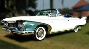 Rocking the roads Plymouth Fury with a 45 RPM player