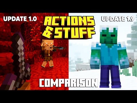 SBS COMPARISON of Actions & Stuff UPDATES in Bedrock (2025)