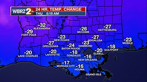 The effects of the cold front will last through the weekend