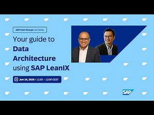 Your guide to Data Architecture using SAP LeanIX ✨