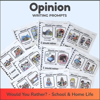 First Grade Opinion Writing Prompts | School & Home Life