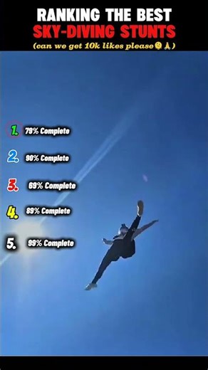 ranking best skydiving stunts compilation🪂😯 #shorts #viralshorts